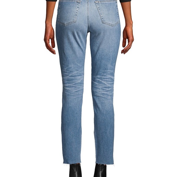 NWT AG Jeans Sophia High-Rise Raw Hem Straight Ankle Jeans in color “16 years” - Picture 5 of 6